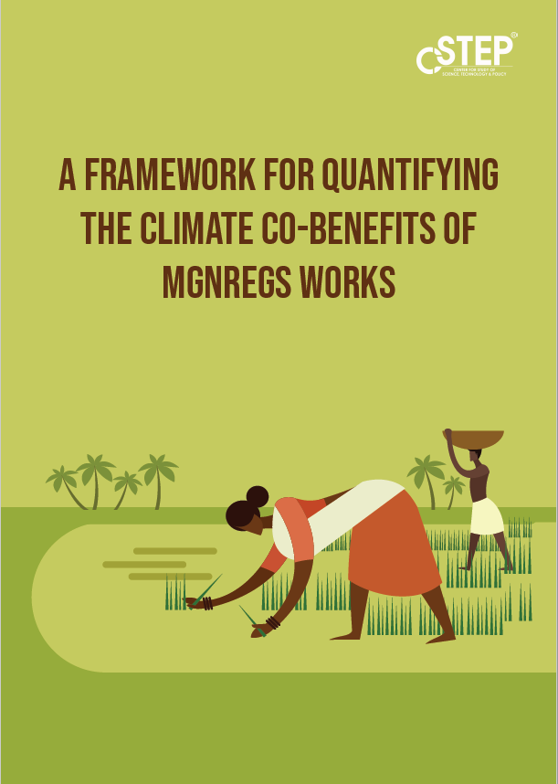 A Framework for Quantifying the Climate Co-benefits of MGNREGS Works
